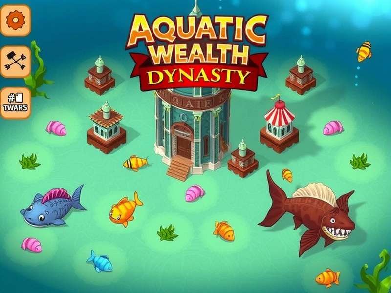 Aquatic Wealth Dynasty game screenshot showing underwater city